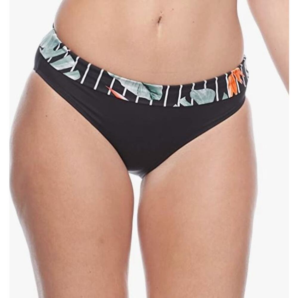 SKYE Women's Tokelau Mid-Waist Bikini Bottoms size LARGE